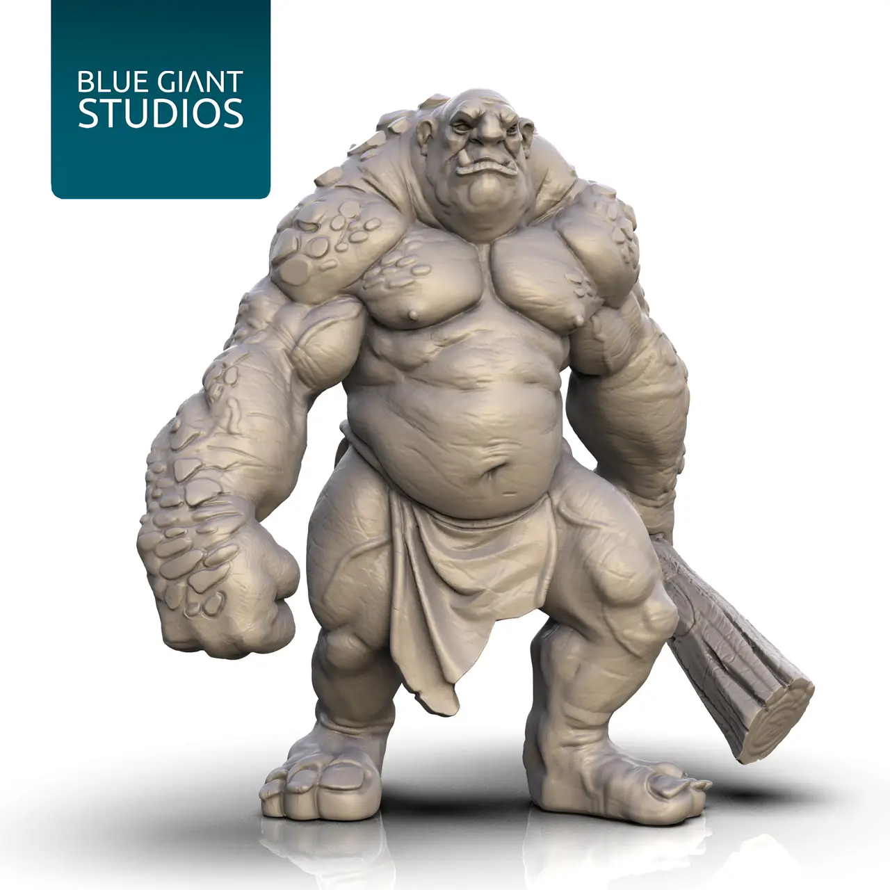 FREE MODEL - Stone Troll (pre-supported) — modelo 3D