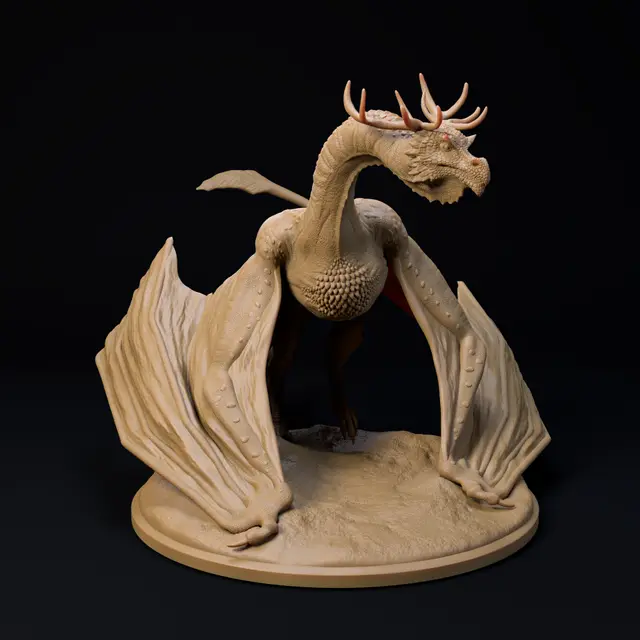Forest Dragon - pre-supported FREE model of dragon — modelo 3D