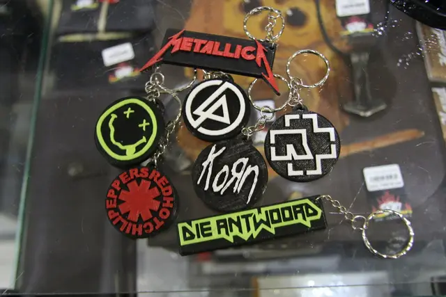 Music Band keychain — modelo 3D