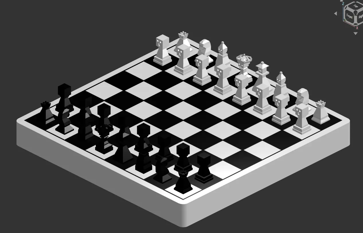 Chess Set — modelo 3D