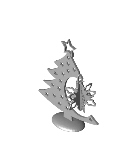 Triple Snowflake Bauble — modelo 3D