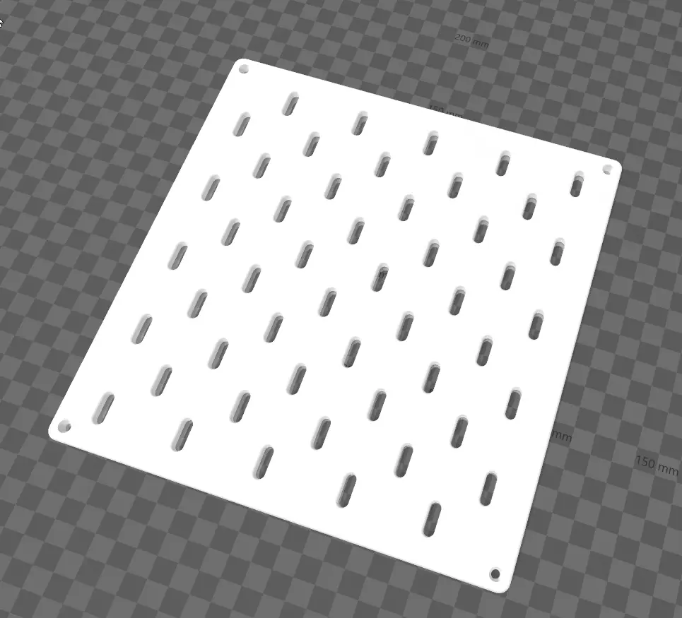 IKEA Skadis — modelo 3D