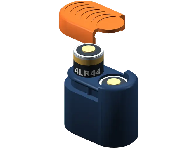 4LR44 / 4SR44 / PX28 / A544 / 28L Battery Storage Case — modelo 3D