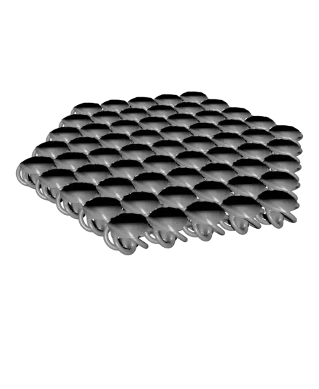 Chainmail Coasters — modelo 3D