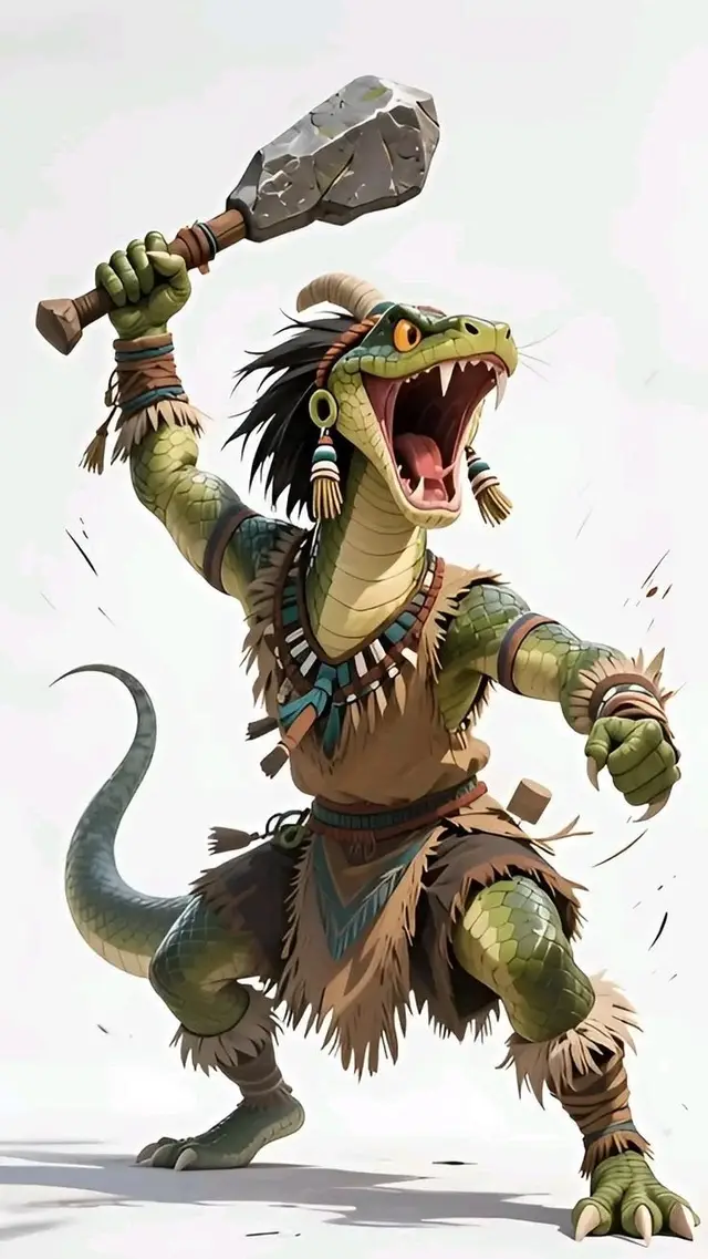The symbols of the Chinese horoscope (Snake) — modelo 3D