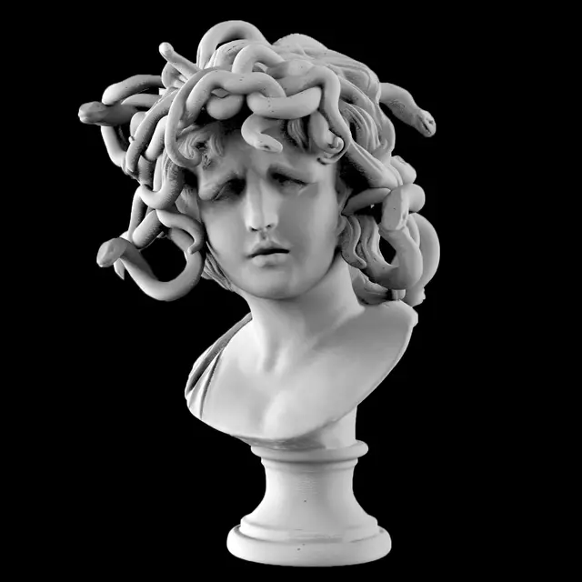 Bust of Medusa at The Musei Capitolini, Rome — modelo 3D