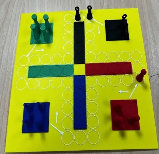 Ludo tactile board game — modelo 3D