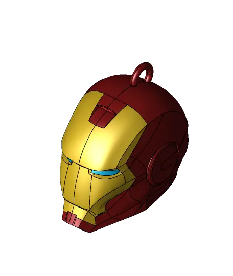Ironman Keychain 3D Printable — modelo 3D