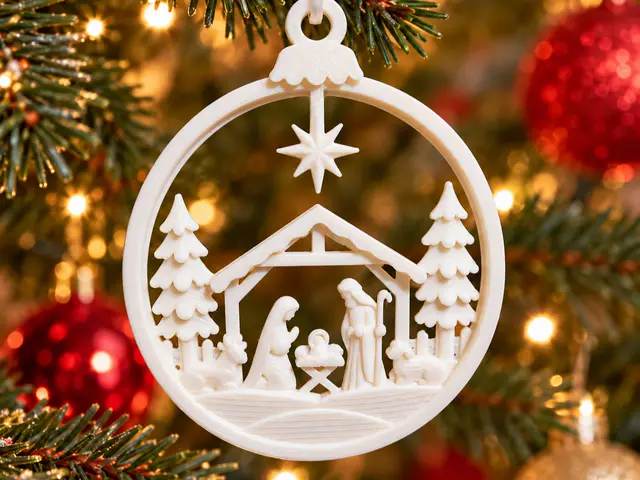 Christmas Tree Ornament Nativity Scene — modelo 3D
