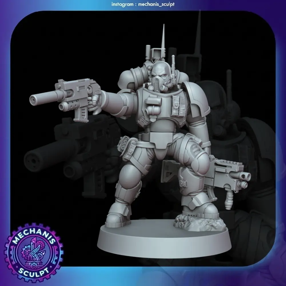 Stealth Squad Captain — modelo 3D