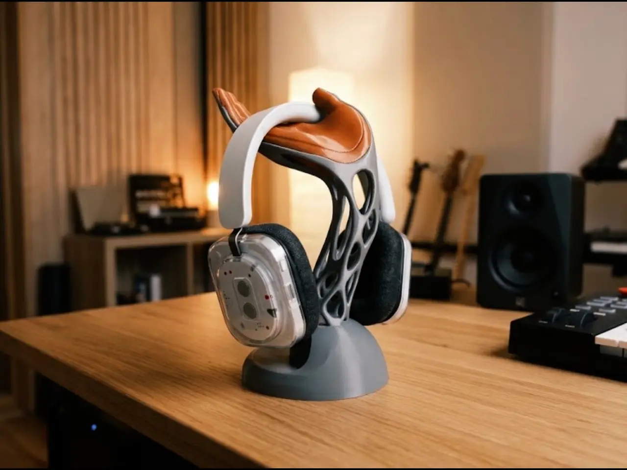 Voronoi Hand Headphone Stand — modelo 3D