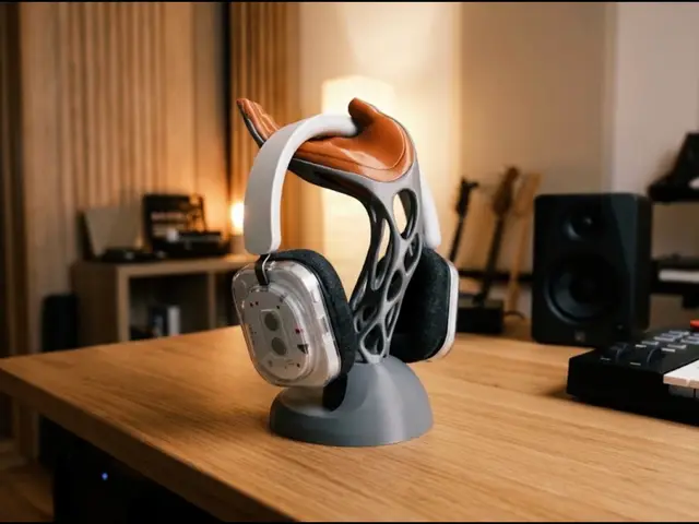Voronoi Hand Headphone Stand — modelo 3D