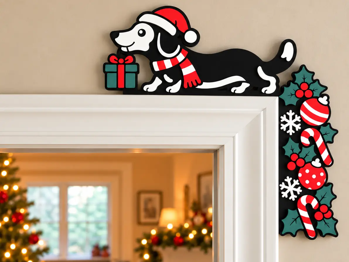 Weenie Christmas Corner Decor — modelo 3D
