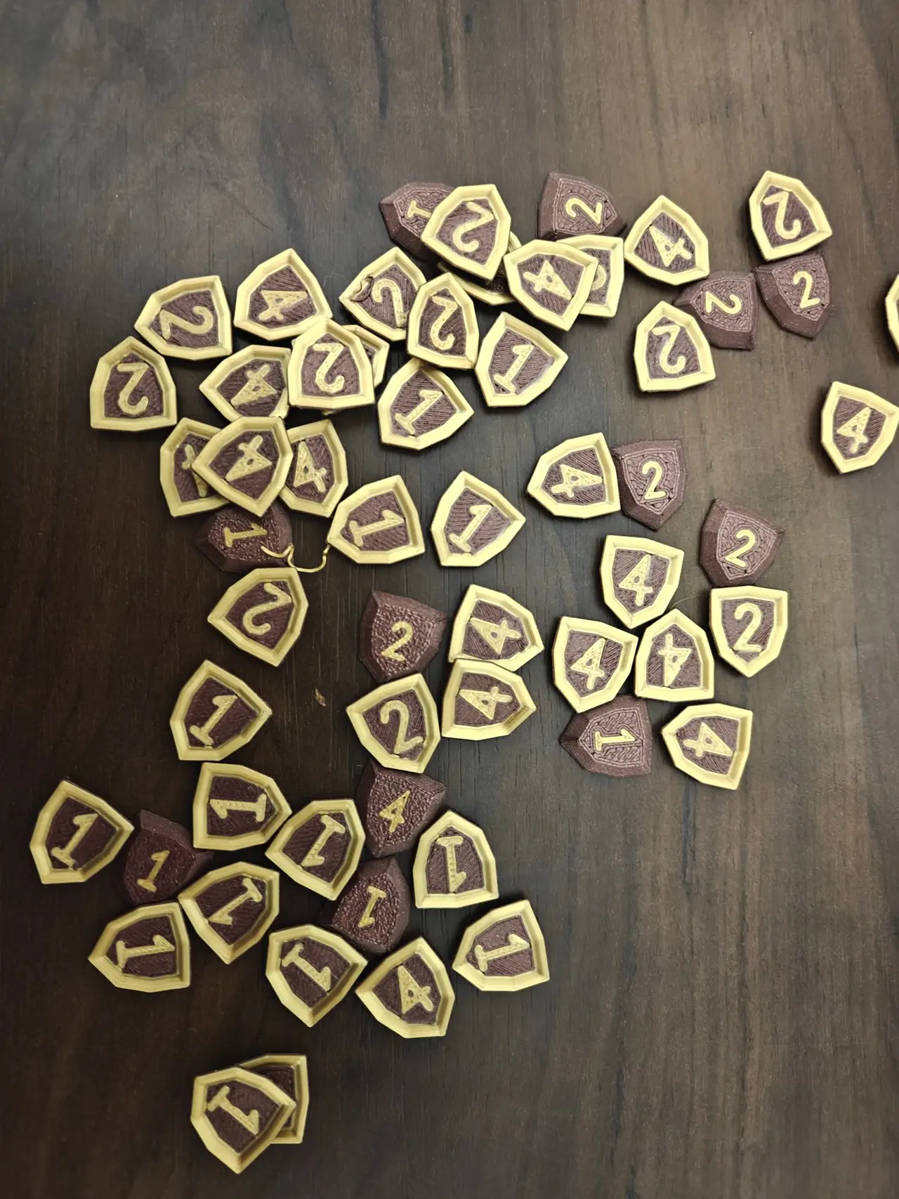 Spirit Island Defend Tokens (Multicolour, Stackable) — modelo 3D