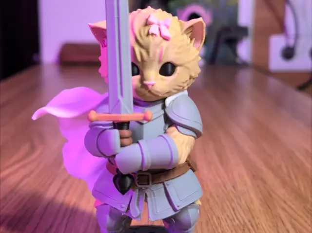 knight cat — modelo 3D
