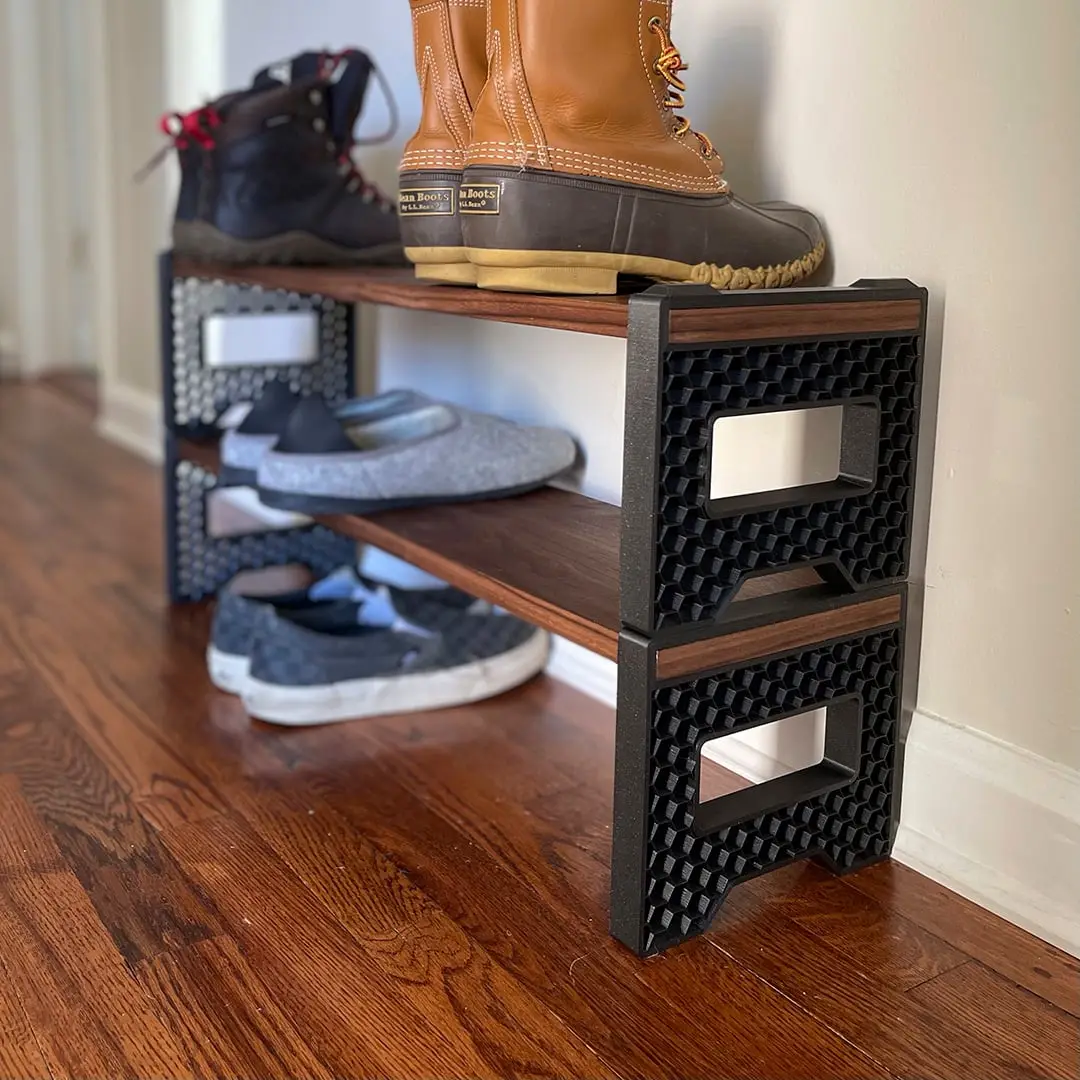 Stackable Shoe Rack — modelo 3D