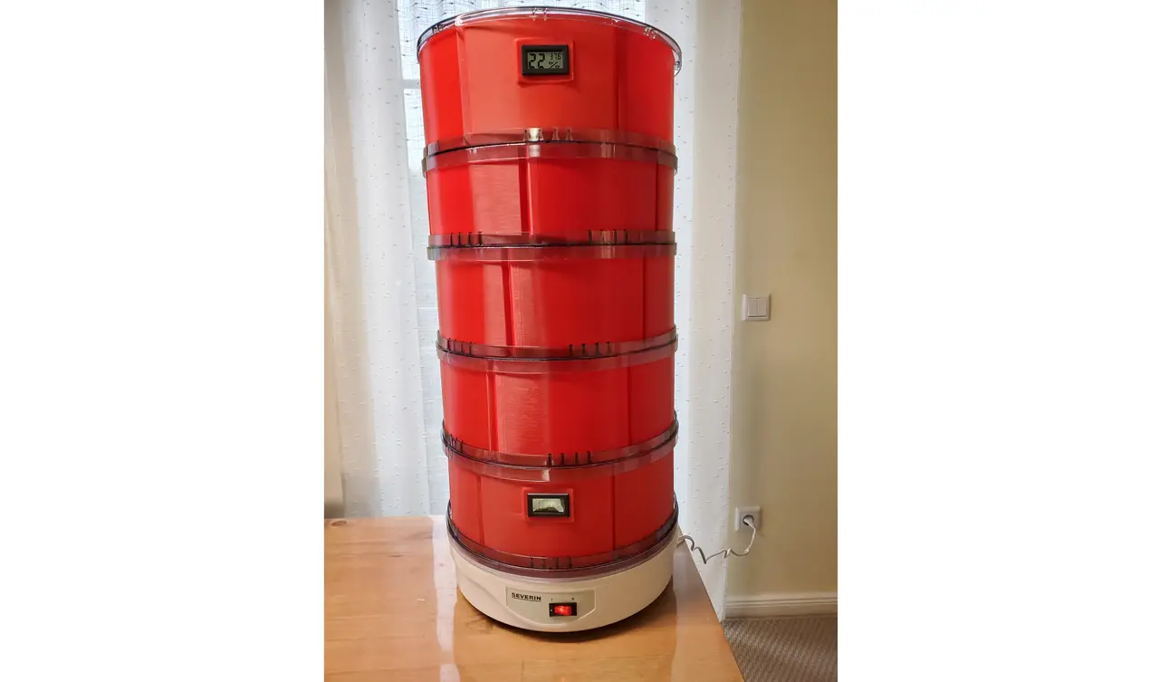 Parametric Dehydrator Filament Dryer (Up to 10 x 1kg Spools! ) — modelo 3D