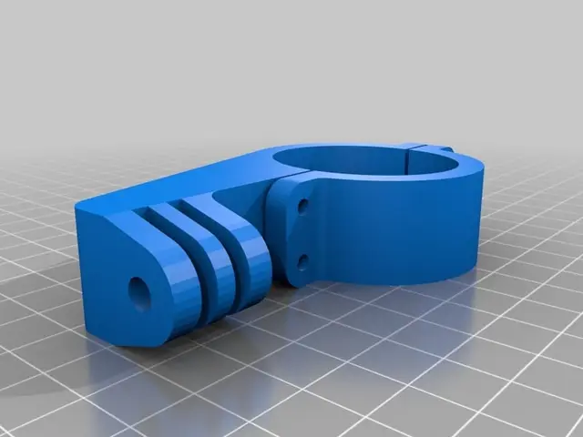 Gopro bike frame mount — modelo 3D