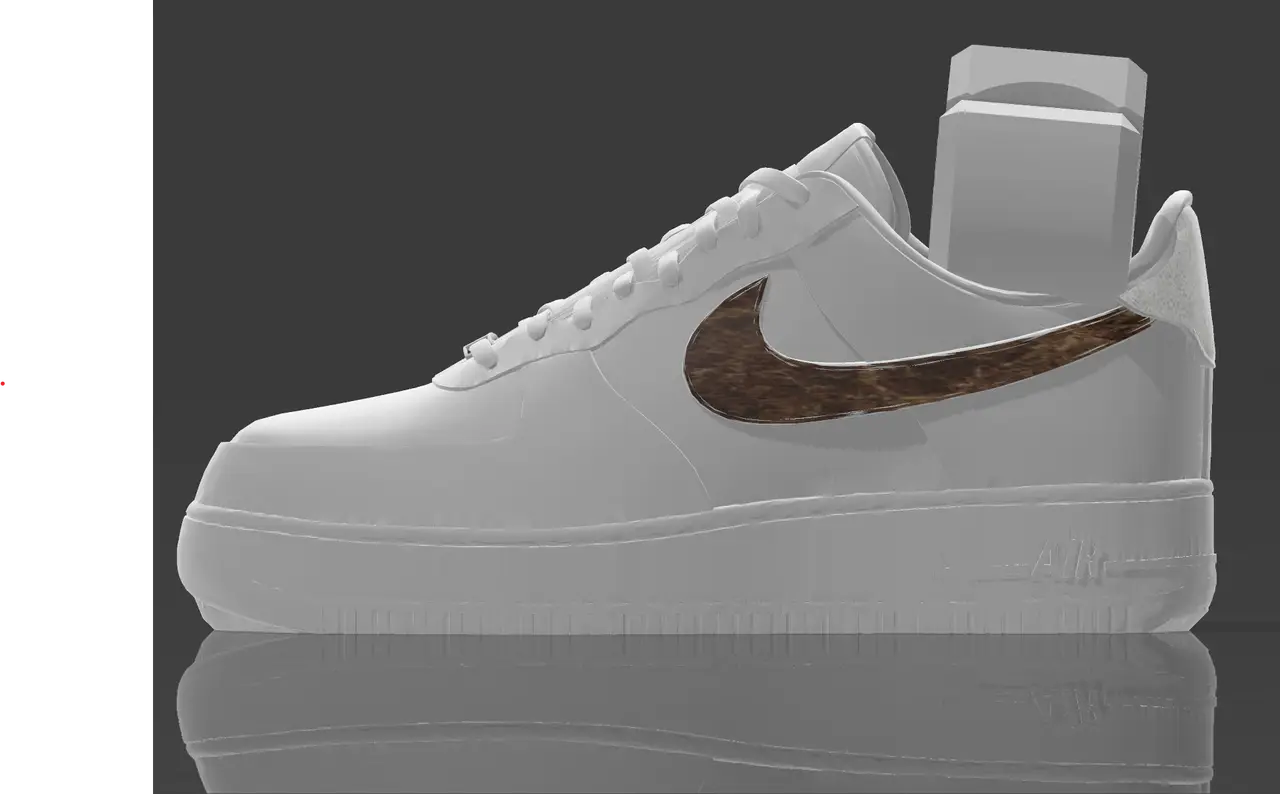 Nike Airforce 1 shoes for Dummy 13/Lucky 13 — modelo 3D