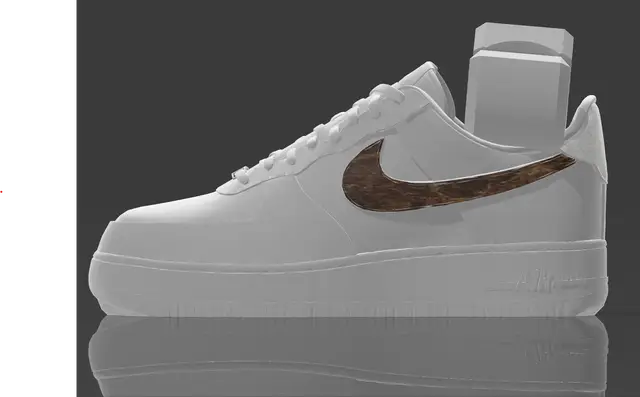 Nike Airforce 1 shoes for Dummy 13/Lucky 13 — modelo 3D