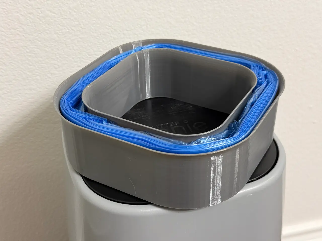 Litter Genie adapter tray for reusable bags — modelo 3D