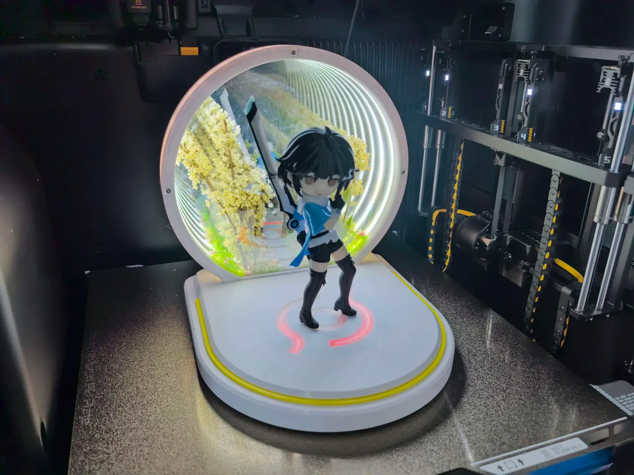 [米家]王者荣耀世界花海镜手办灯座 — modelo 3D