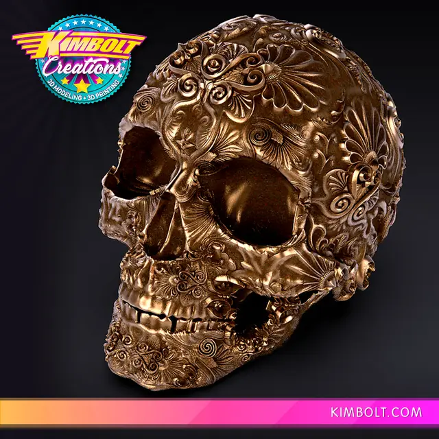 Fancy Skull 1 — modelo 3D