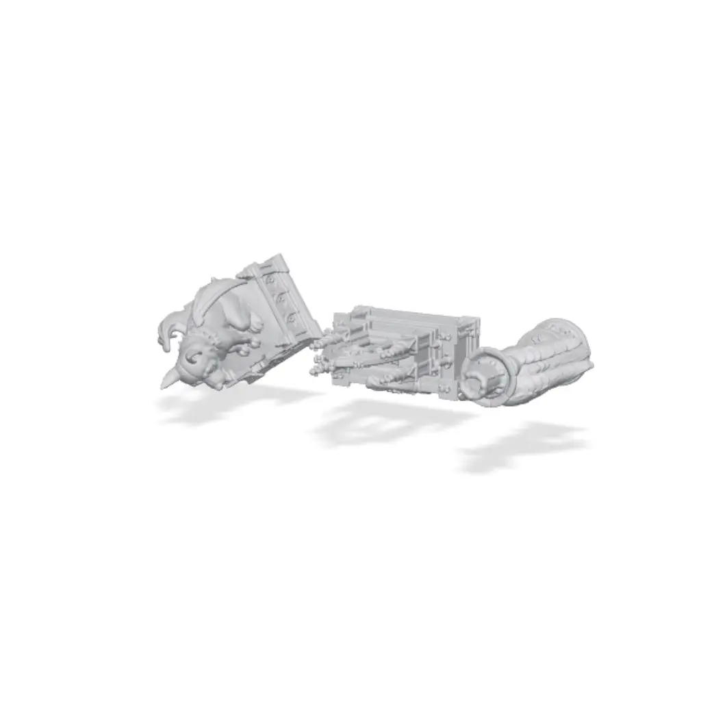 Gothic Fantasy Display Set - Gargoyle Dog & Raven — modelo 3D