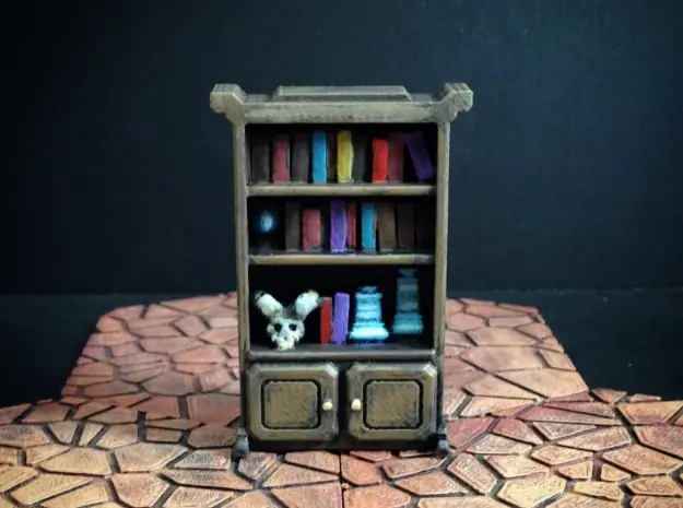 Delving Decor: Wizard's Shelf — modelo 3D