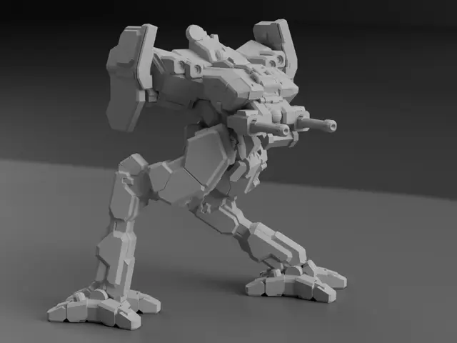 LCT-PB Locust "Pirate's Bane" for Battletech — modelo 3D