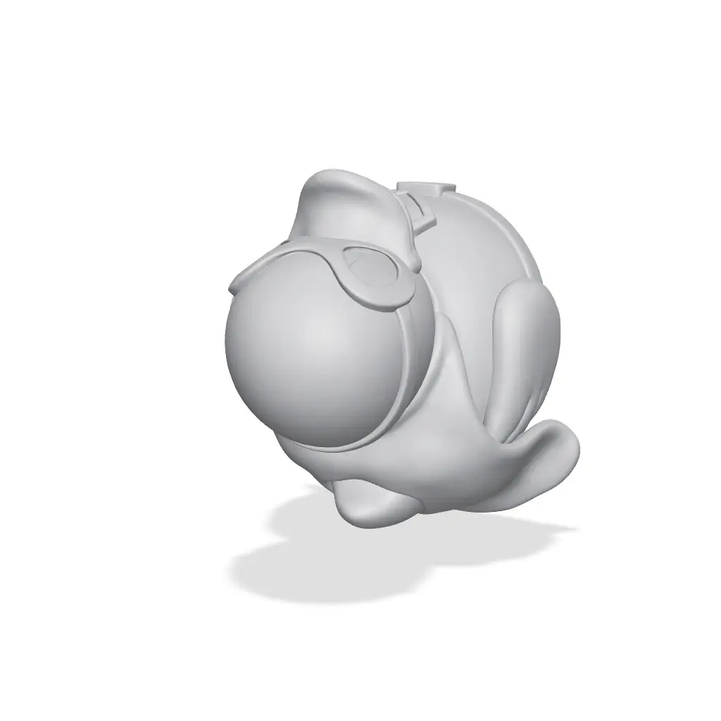 Superhero Dad Rubber Duck - Character Figurine — modelo 3D
