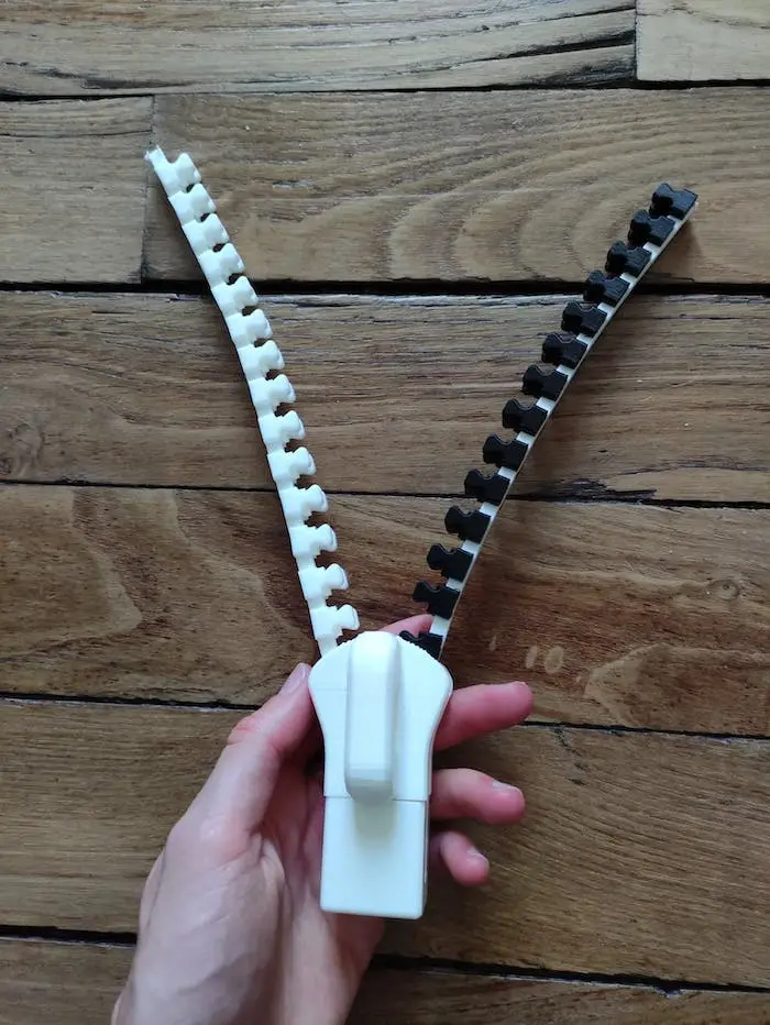 Fermeture éclair — modelo 3D