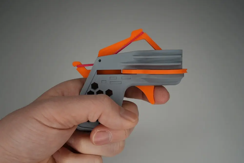 6-Shot Disc Shooter — modelo 3D