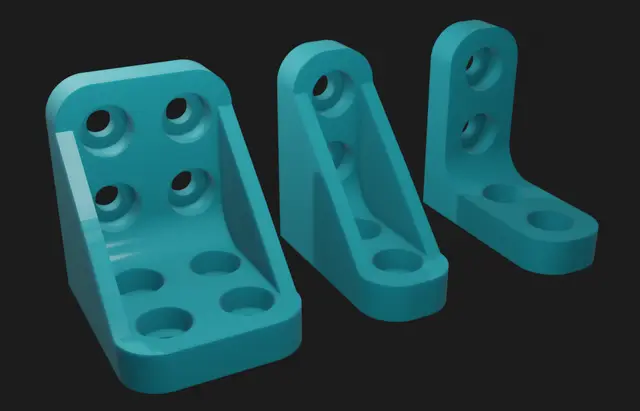 Customizable L Bracket — modelo 3D