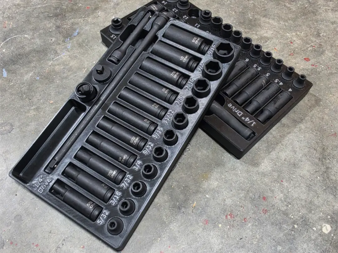 Metric and Imperial Socket Set for Vevor — modelo 3D