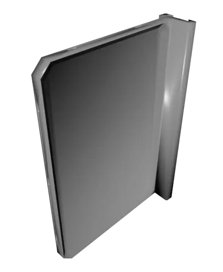 3x2 Shelf - Rail Slider — modelo 3D