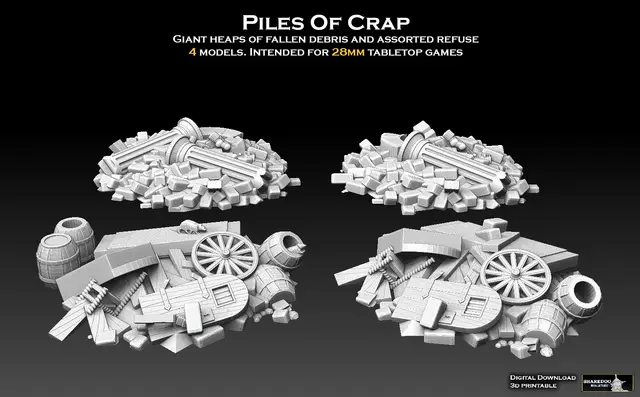 Piles Of Crap — modelo 3D