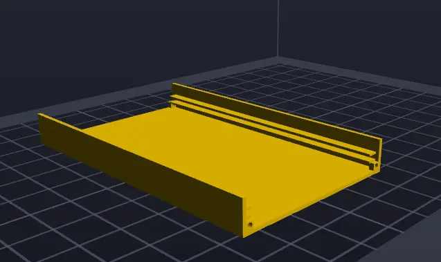 DC 12V 10A automatic power switching module case — modelo 3D