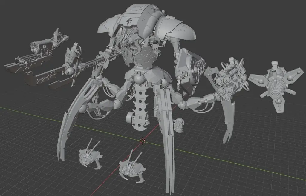 Canoptek Knight Cerastus — modelo 3D