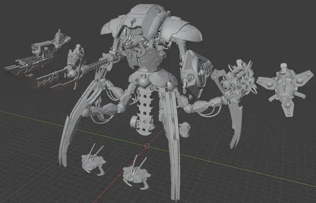 Canoptek Knight Cerastus — modelo 3D