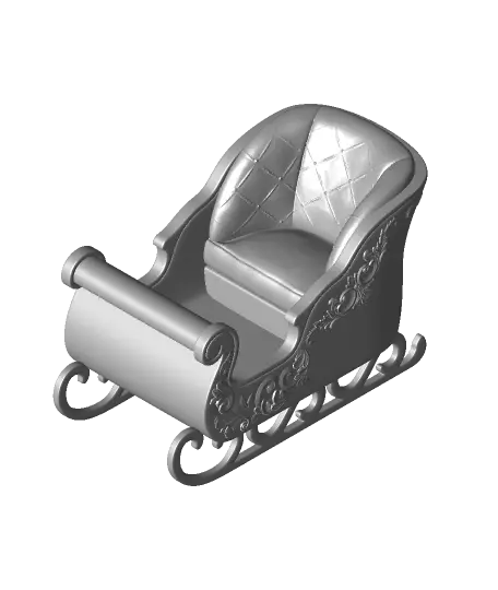 Christmas Sled — modelo 3D