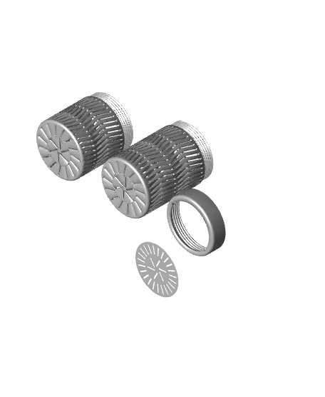 Yet another Desiccant container (silica gel container) — modelo 3D