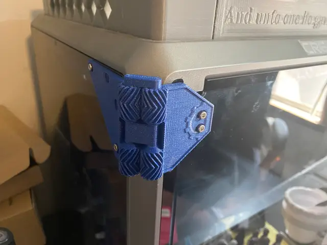 Creality K1, K1c, K1 Max & K2 SE Door Hinges Geared Print in Place — modelo 3D