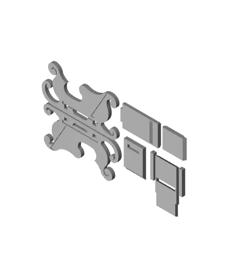Santa's Sleigh Flatpack — modelo 3D