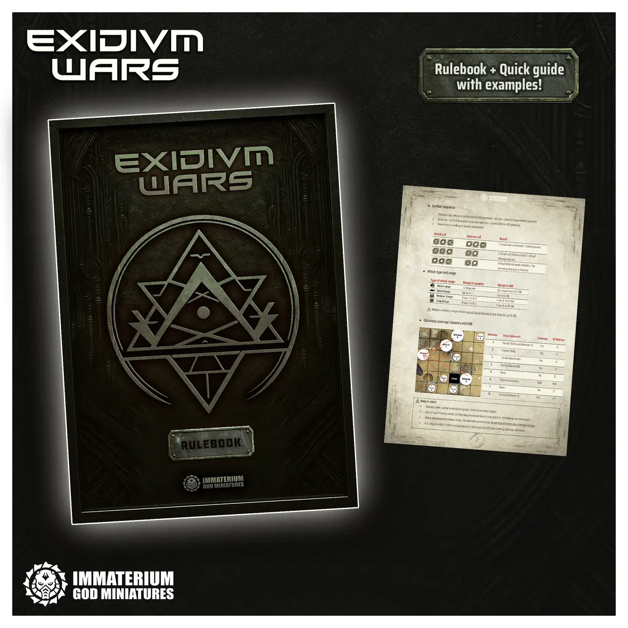 EXIDIVM WARS - Rulebook & Quick guide (V2) — modelo 3D