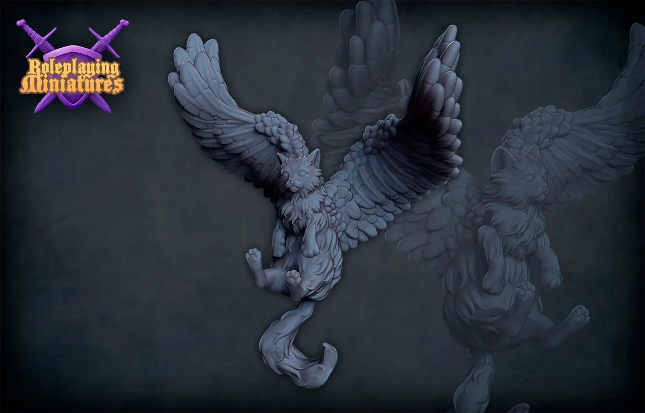 Tressym Flying cat — modelo 3D