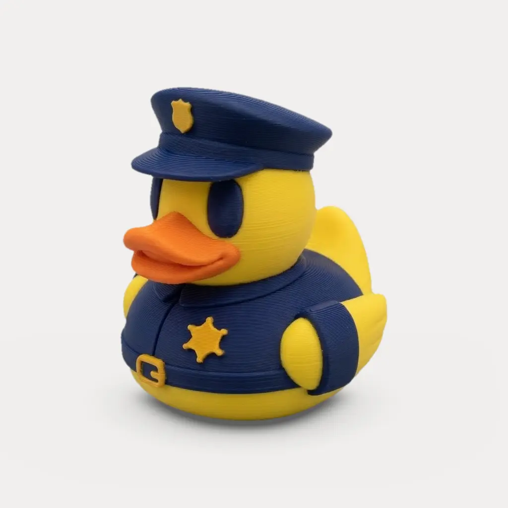 Police Rubber Duck - Character Figurine — modelo 3D