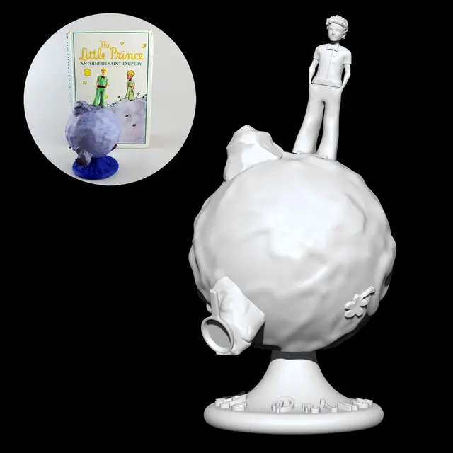 Little Prince Revolving Planet — modelo 3D