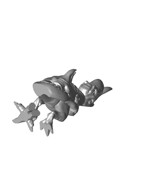 T Rex garden gnome — modelo 3D