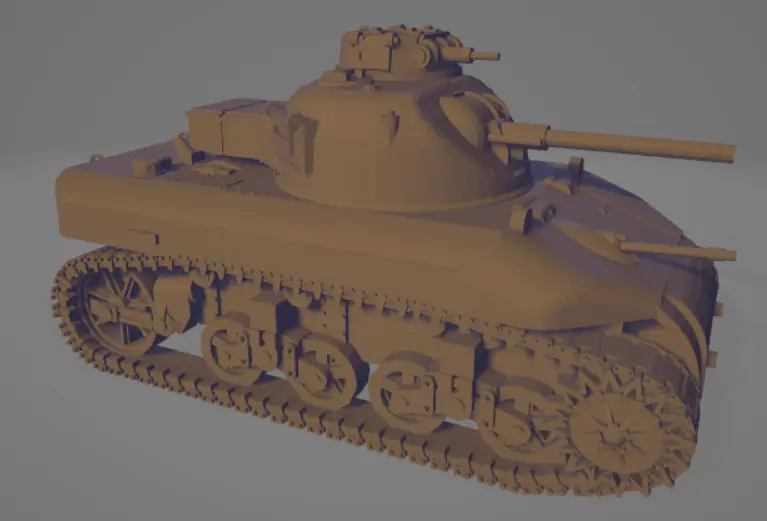 Pre-War Tank Remixes — modelo 3D
